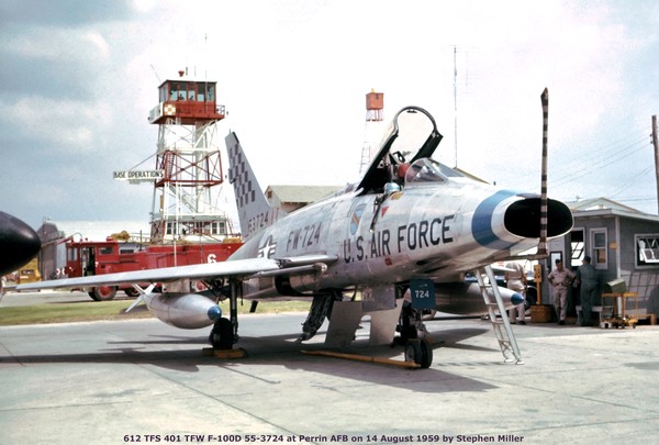 USAF North American F-100D Super Sabre 55-3724