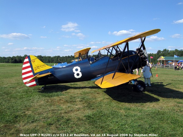 Waco  UPF-7  N2291