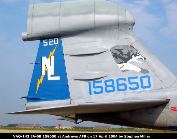 USN Grumman  EA-6B Prowler 158650