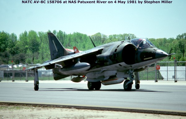 USMC McDonnell-Douglas AV-8C Harrier 158706