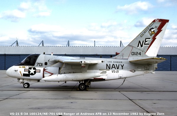 USN Lockheed S-3A Viking 160124