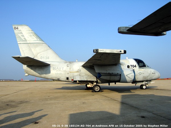 USN Lockheed S-3B Viking 160134