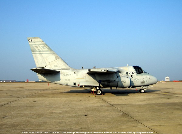 USN Lockheed S-3B Viking 160147