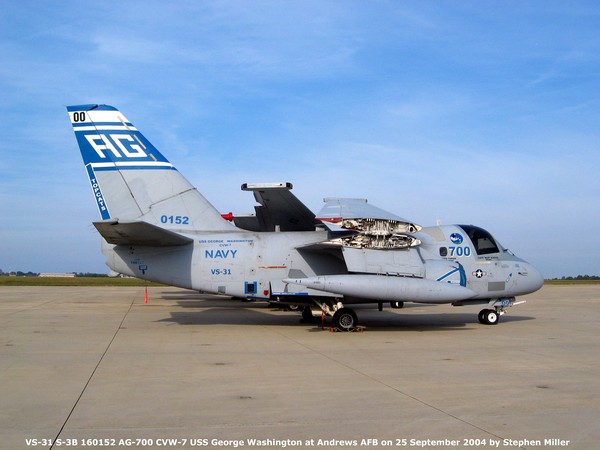 USN Lockheed S-3B Viking 160152