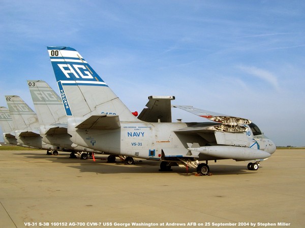 USN Lockheed S-3B Viking 160152