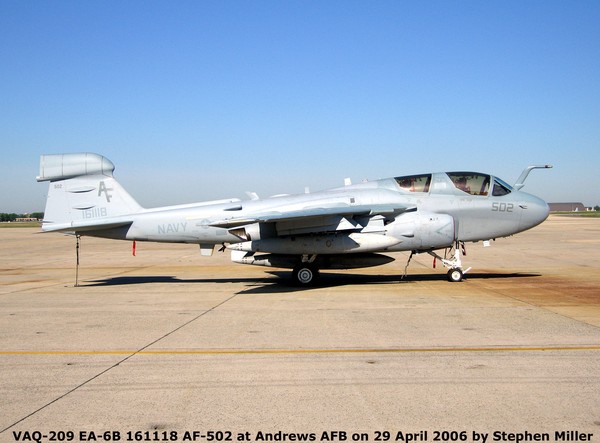 USN Grumman  EA-6B Prowler 161118
