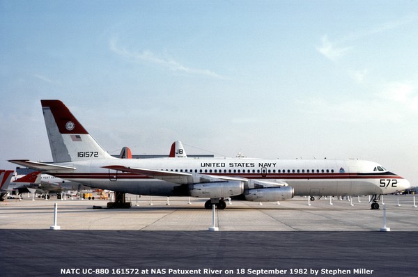 USN Convair Division of G.D. UC-880 Convair 880 161572