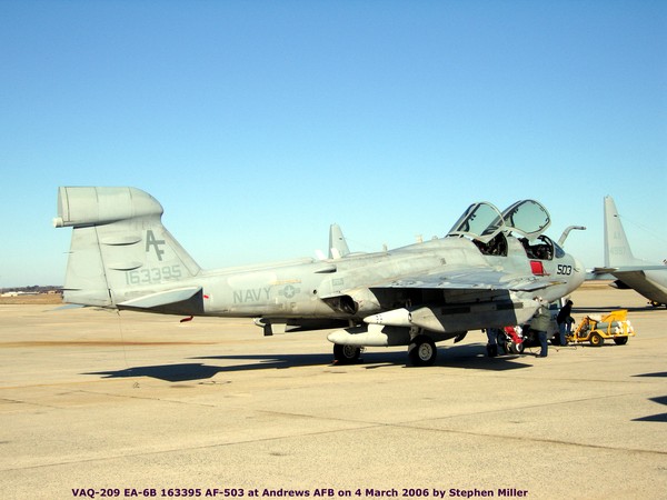 USN Grumman  EA-6B Prowler 163395