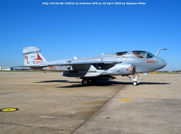 USN Grumman  EA-6B Prowler 163523