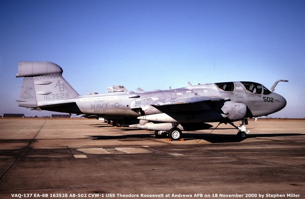 USN Grumman  EA-6B Prowler 163528