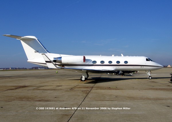 USN Gulfstream C-20D Gulfstream III 163691
