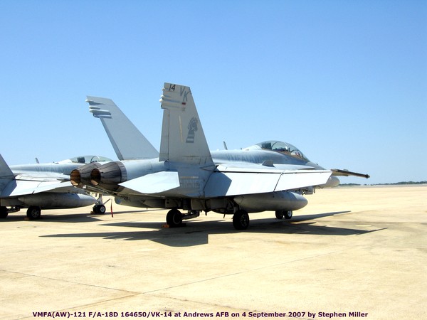 USMC McDonnell-Douglas F/A-18D Hornet 164650