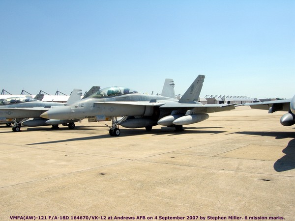 USMC McDonnell-Douglas F/A-18D Hornet 164670