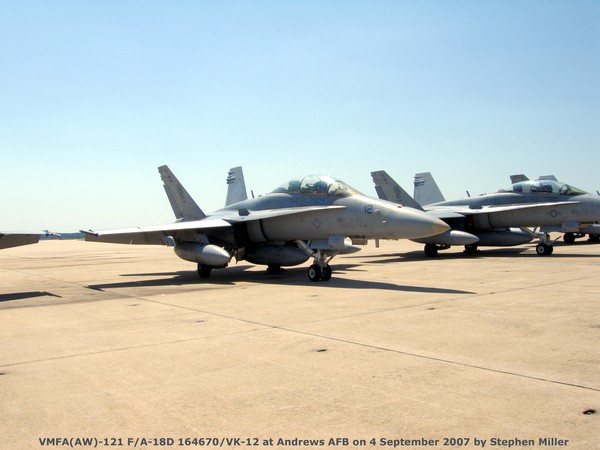 USMC McDonnell-Douglas F/A-18D Hornet 164670