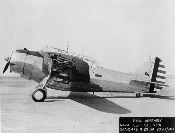 USAF North American O-49B  39-66
