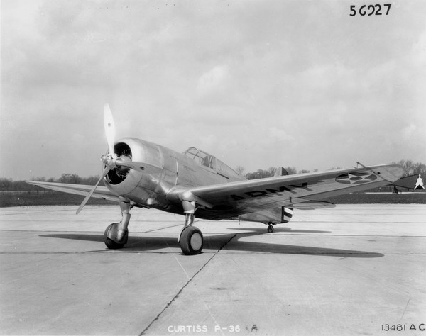 USAF Curtiss Y1P-36  37-68