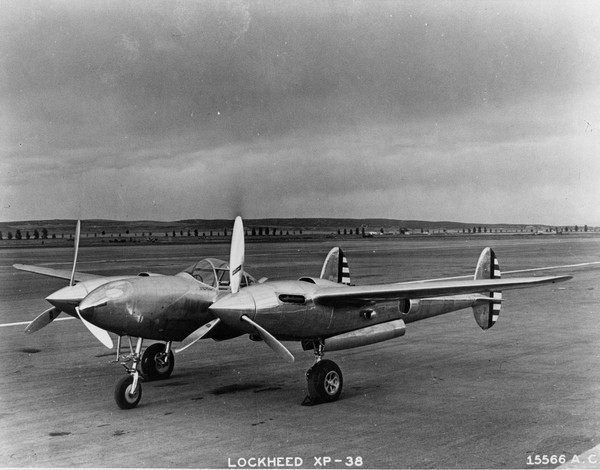 USAF Lockheed XP-38 Lightning 37-457