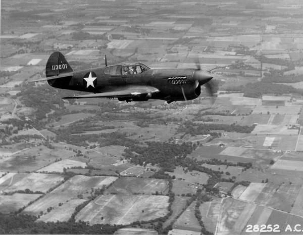 USAF Curtiss P-40F Warhawk 41-13601