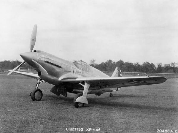 USAF Curtiss XP-46  40-3053