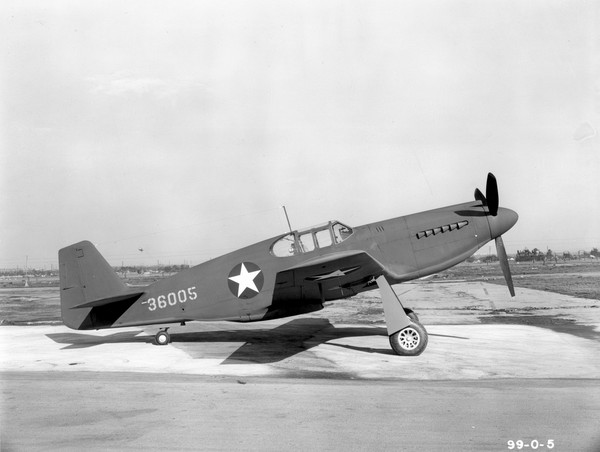USAF North American Aviation P-51A-1 Mustang 43-6005