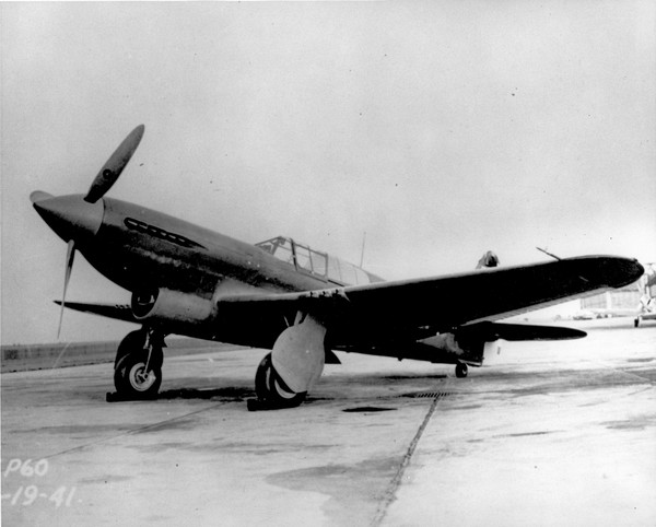 USAF Curtiss XP-60  41-19508