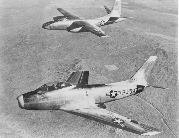 USAF North American Aviation XP-86 Sabre 45-59597
