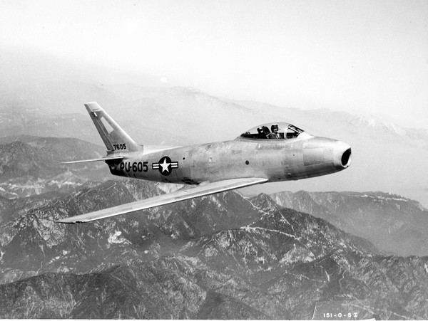 USAF North American Aviation F-86A Sabre 47-605
