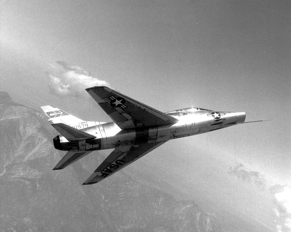 USAF North American Aviation F-100A Super Sabre 53-1579