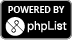 Powered by PHPlist2.10.5, &copy tincan ltd